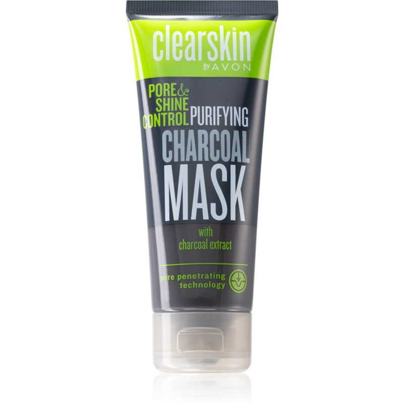Avon Clearskin Pore & Shine Control čisticí maska s aktivním uhlím 75 ml Image