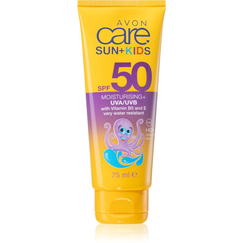 Avon Care Sun + Kids opalovací krém pro děti SPF 50 voděodolný 75 ml