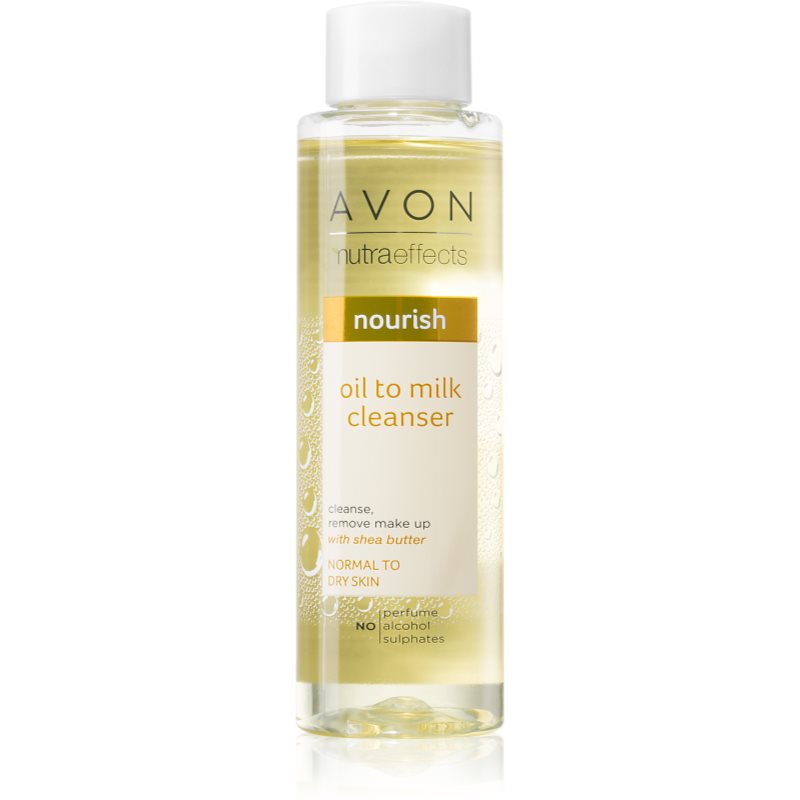 Avon Nutra Effects Nourish vyživující čisticí olej pro normální až suchou pleť 125 ml