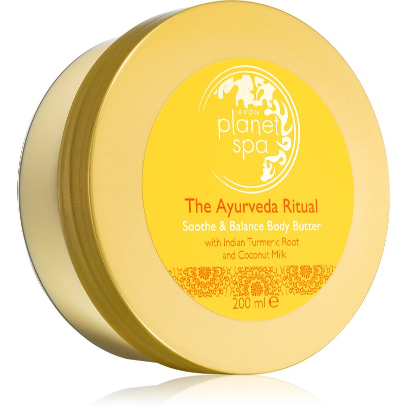 Avon Planet Spa The Ayurveda Ritual tělové máslo pro výživu a hydrataci 200 ml