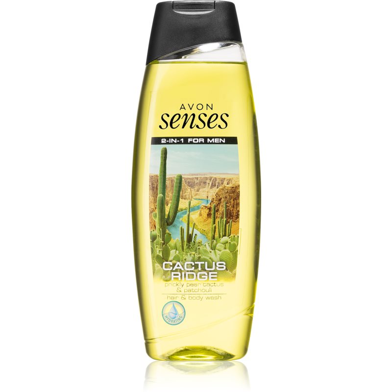 Avon Senses Cactus Ridge sprchový gel na tělo a vlasy pro muže 500 ml Image