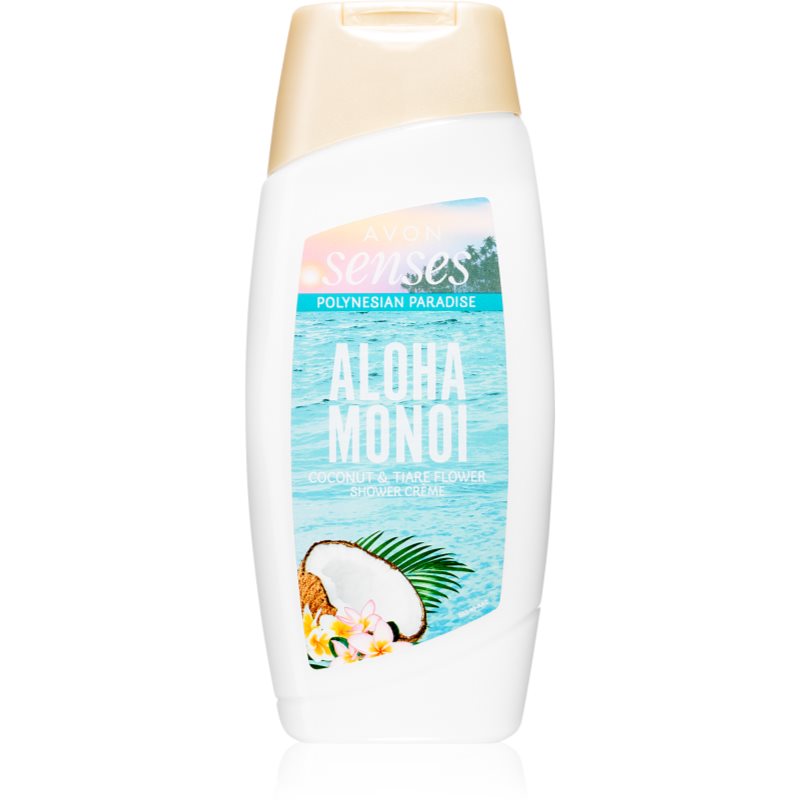 Avon Senses Aloha Monoi krémový sprchový gel 250 ml