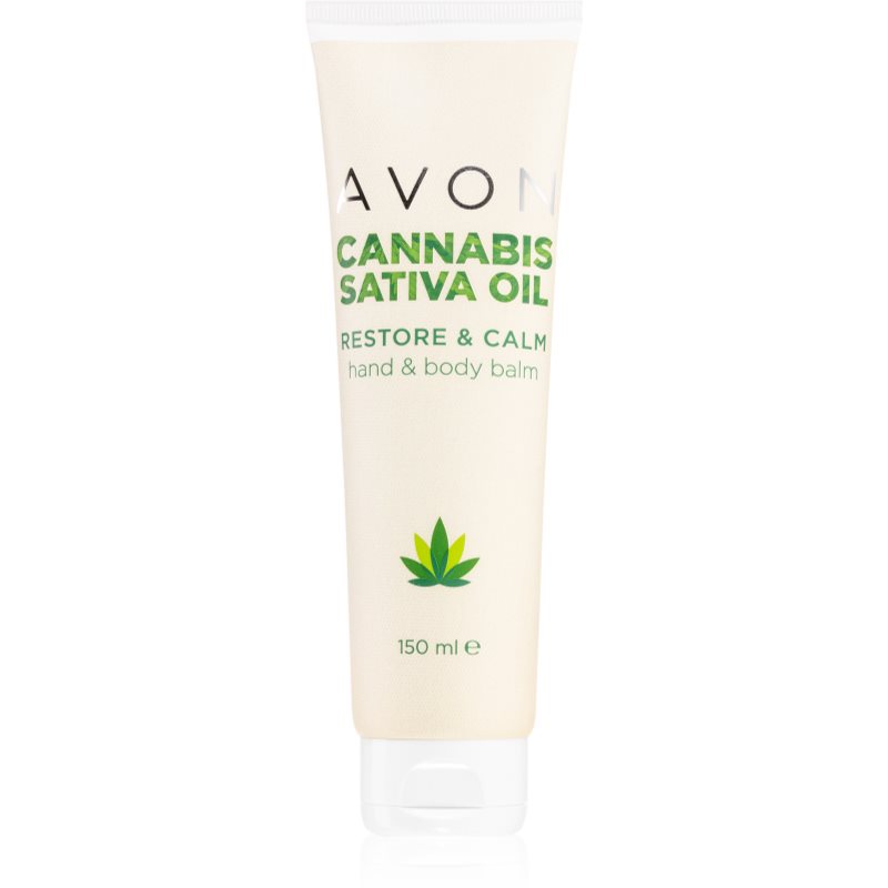 Avon Cannabis Sativa Oil krém na ruce a tělo s konopným olejem 150 ml Image