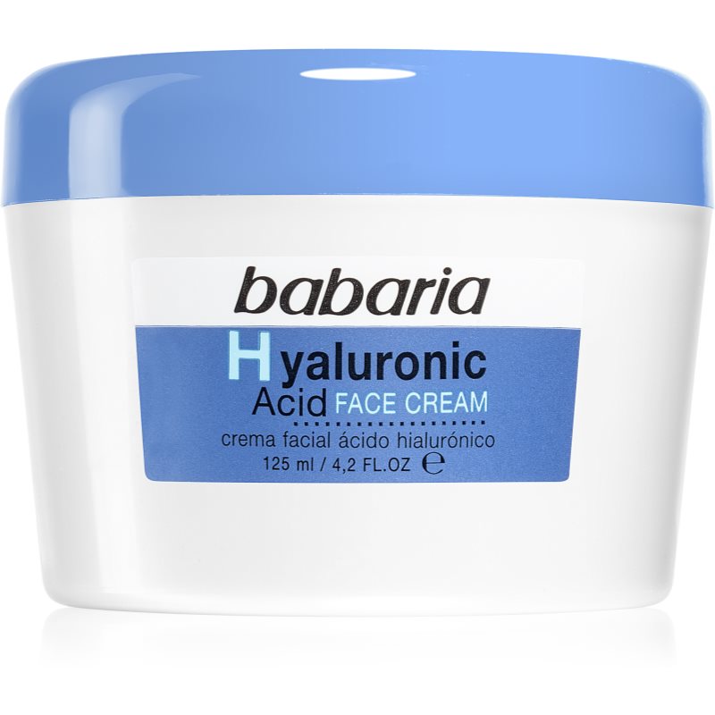 Babaria Hyaluronic Acid pleťový krém s kyselinou hyaluronovou 125 ml