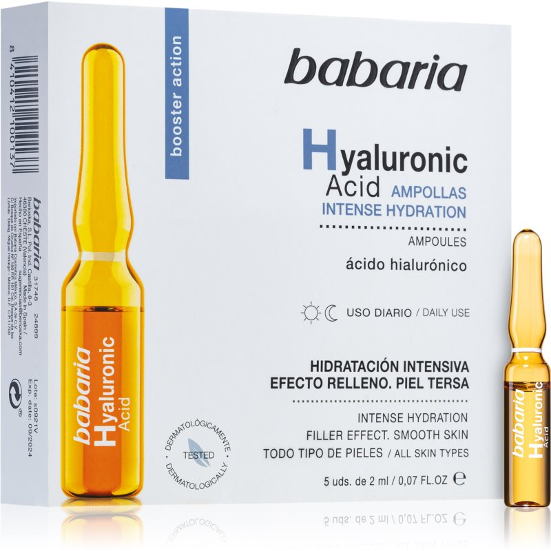 Babaria Hyaluronic Acid ampule s kyselinou hyaluronovou 5 x 2 ml