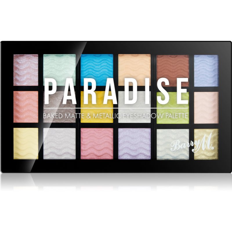 Barry M Paradise paleta očních stínů 18 x 0,9 g
