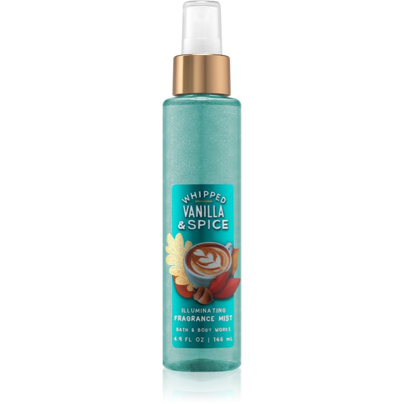 

Bath & Body Works Whipped Vanilla & Spice спрей для тіла блискучий для жінок