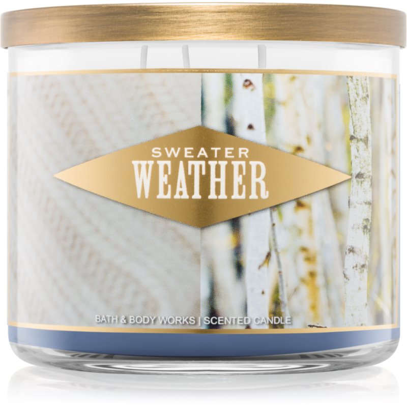 

Bath & Body Works Sweater Weather ароматизована свічка 411 гр I.