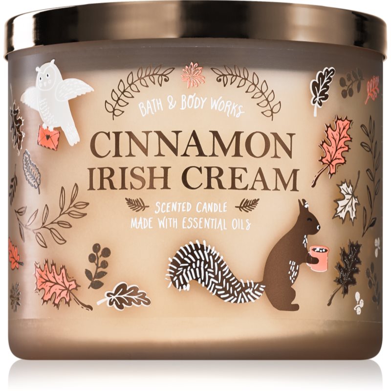 

Bath & Body Works Cinnamon Irish Cream aроматична свічка