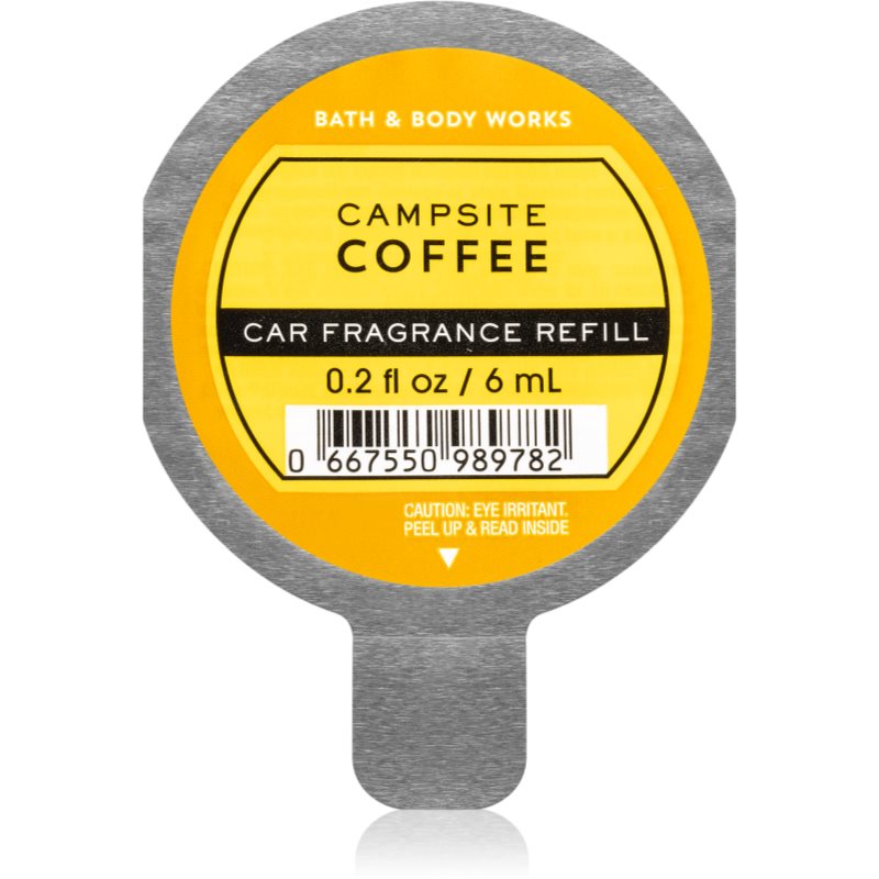 Bath & Body Works Campsite Coffee vůně do auta náhradní náplň 6 ml