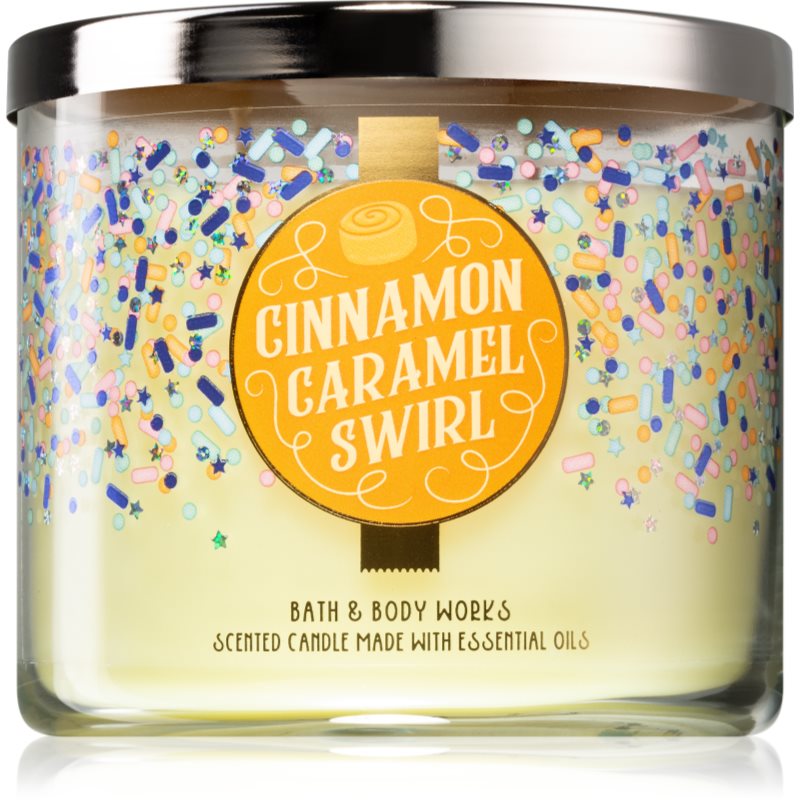 

Bath & Body Works Cinnamon Caramel Swirl aроматична свічка