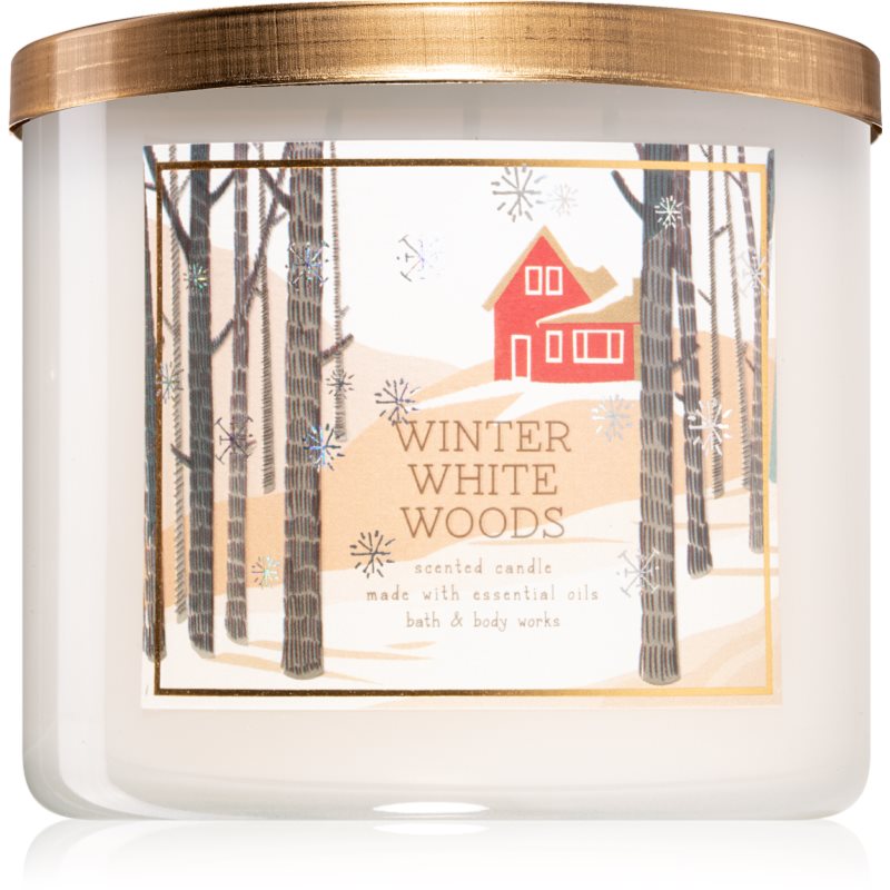 

Bath & Body Works Winter White Woods aроматична свічка