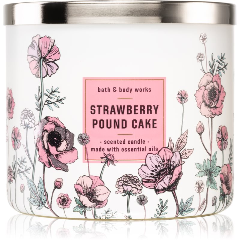 

Bath & Body Works Strawberry Pound Cake aроматична свічка