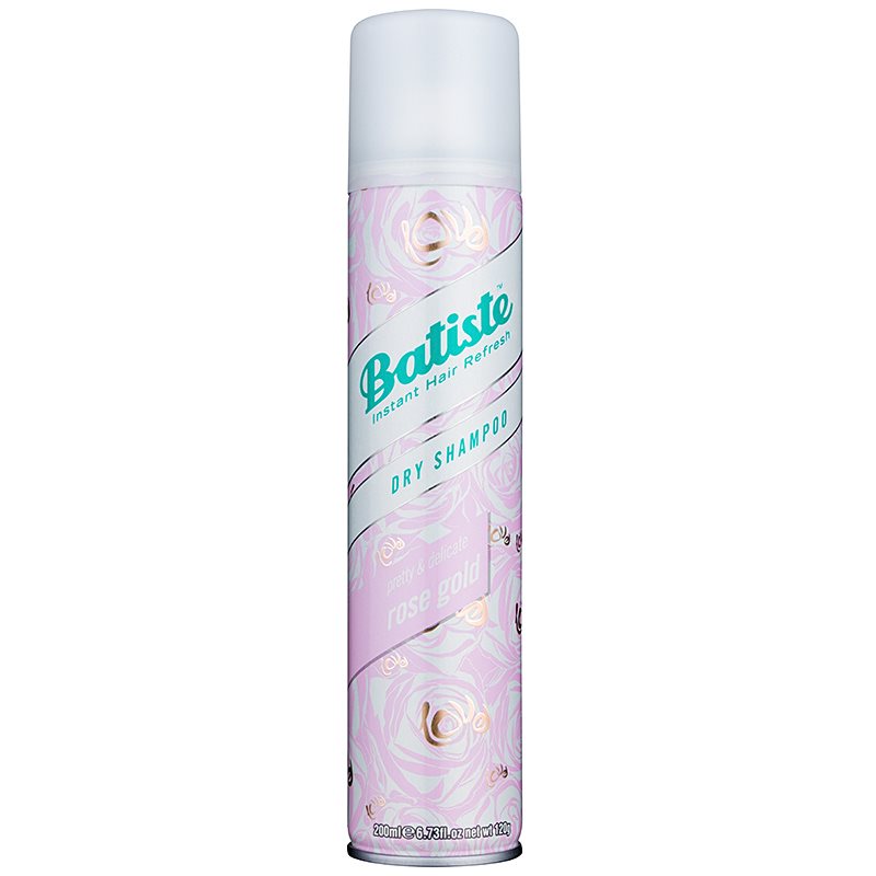 Batiste Rose Gold suchý šampon pro absorpci přebytečného mazu a pro osvěžení vlasů 200 ml Image