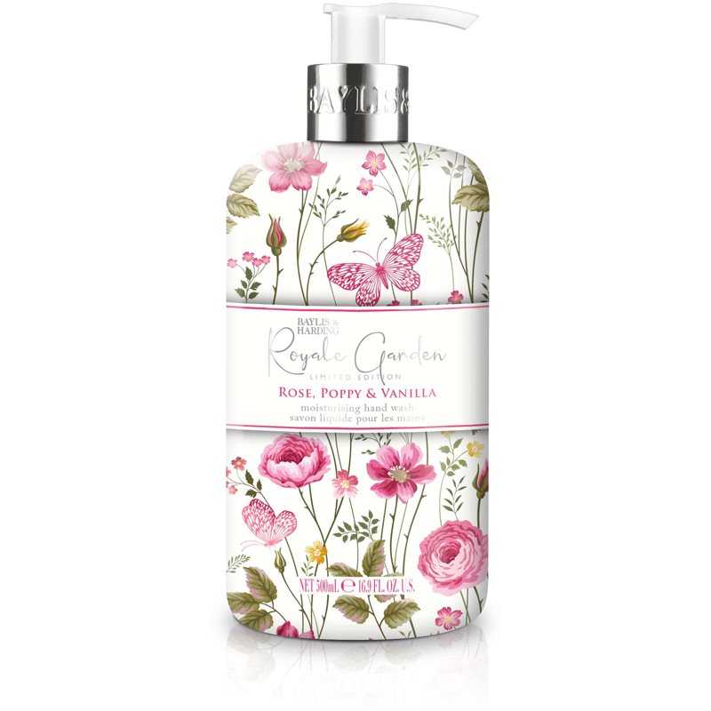 Baylis & Harding Royale Garden Rose, Poppy & Vanilla tekuté mýdlo na ruce 500 ml Image