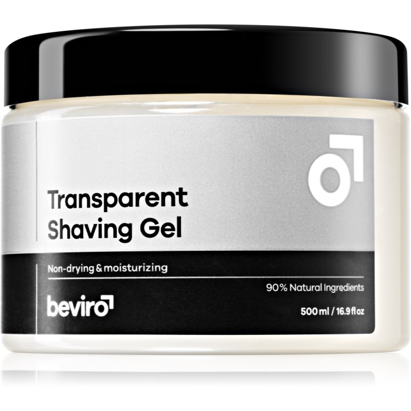 Beviro Transparent Shaving Gel gel na holení pro muže 500 ml Image