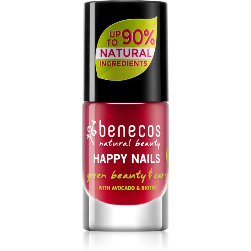 Benecos Happy Nails pečující lak na nehty odstín Vintage Red 5 ml Image