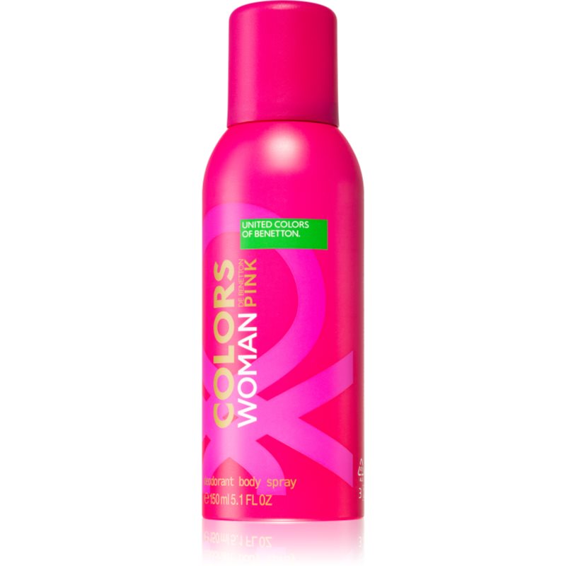 Benetton Colors de Benetton Woman Pink deodorant ve spreji pro ženy 150 ml