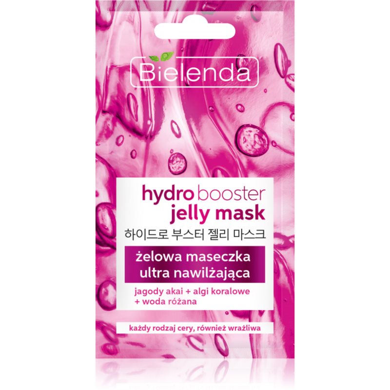 

Bielenda Jelly Mask Hydro Booster ультра зволожуюча гелева маска для обличчя