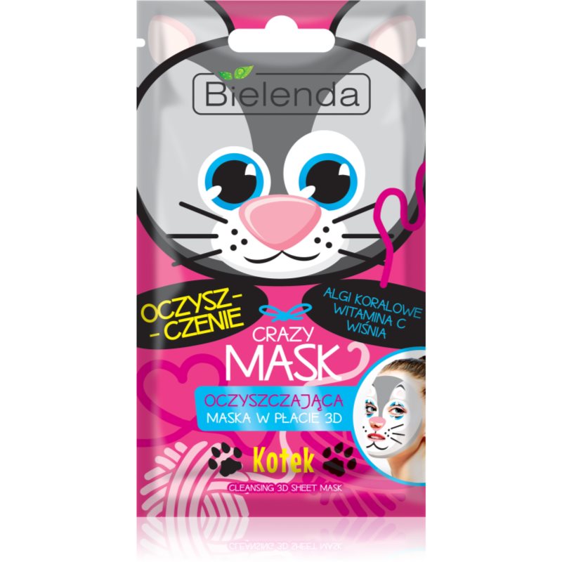 Bielenda Crazy Mask Kitty čisticí maska 3D 1 ks Image