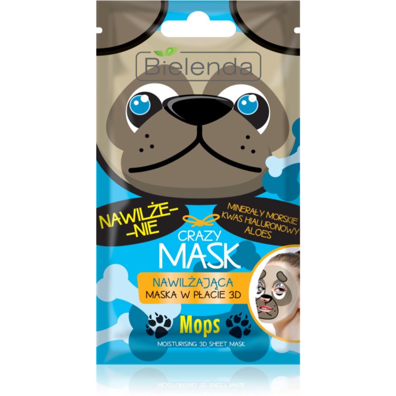 Bielenda Crazy Mask Pug hydratační maska 3D 1 ks Image