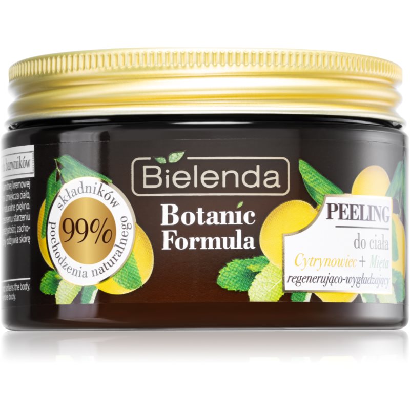 Bielenda Botanic Formula Lemon Tree Extract + Mint vyhlazující tělový peeling 350 g