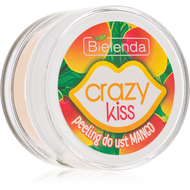 Bielenda Crazy Kiss Mango zjemňující cukrový peeling na rty 15 g