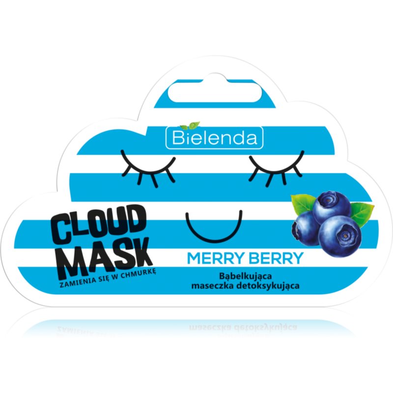 Bielenda Cloud Mask Merry Berry detoxikační pleťová maska 6 g
