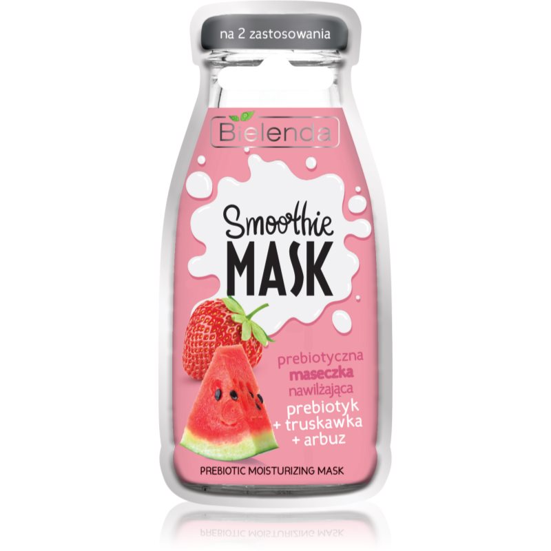 Bielenda Smoothie Prebiotic + Strawberry + Water Melon hydratační maska 10 g