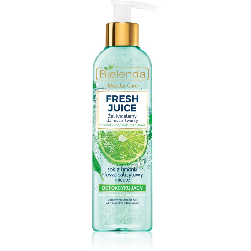 Bielenda Fresh Juice Lime čisticí micelární gel 190 g