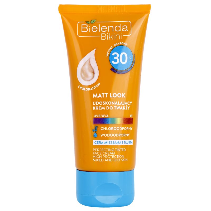 

Bielenda Bikini Matt Look крем-захист для обличчя SPF 30