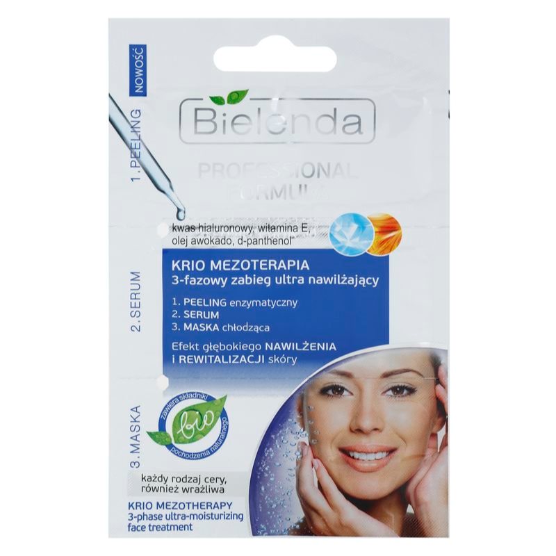

Bielenda Professional Formula пілінг, сироватка та маска зі зволожуючим ефектом