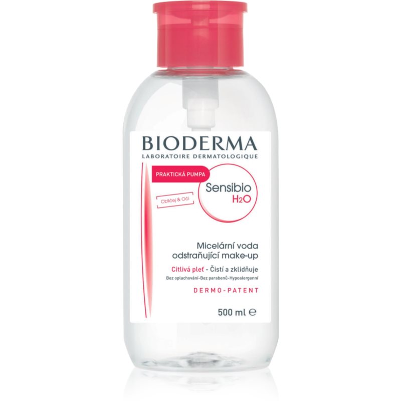 Bioderma Sensibio H2O micelární voda pro citlivou pleť s dávkovačem 500 ml