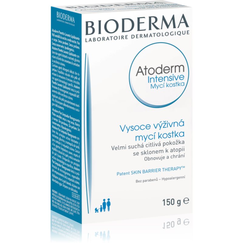 Bioderma Atoderm Intensive Mycí Kostka čisticí mýdlo pro suchou až velmi suchou pokožku 150 g