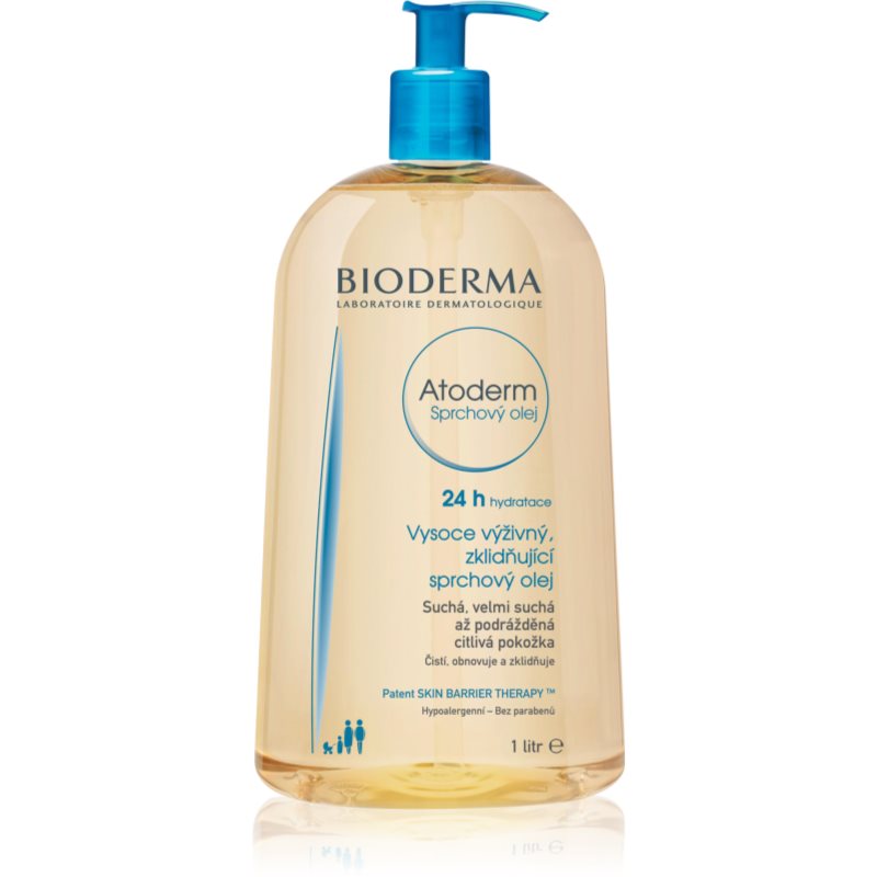 Bioderma Atoderm Shower Oil óleo de banho calmante e altamente nutritivo creme SOS 1000 ml