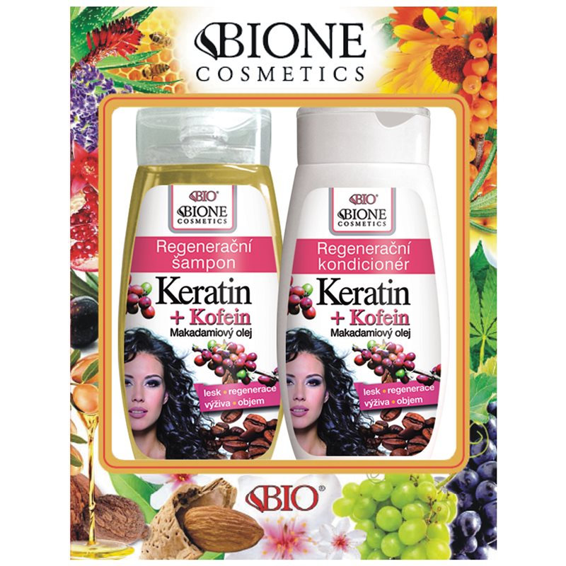 Bione Cosmetics Keratin Kofein kosmetická sada I. pro ženy Image