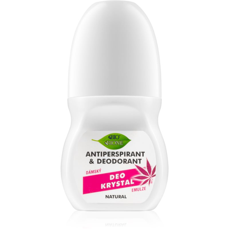 Bione Cosmetics Cannabis kuličkový deodorant roll-on s vůní růží 80 ml