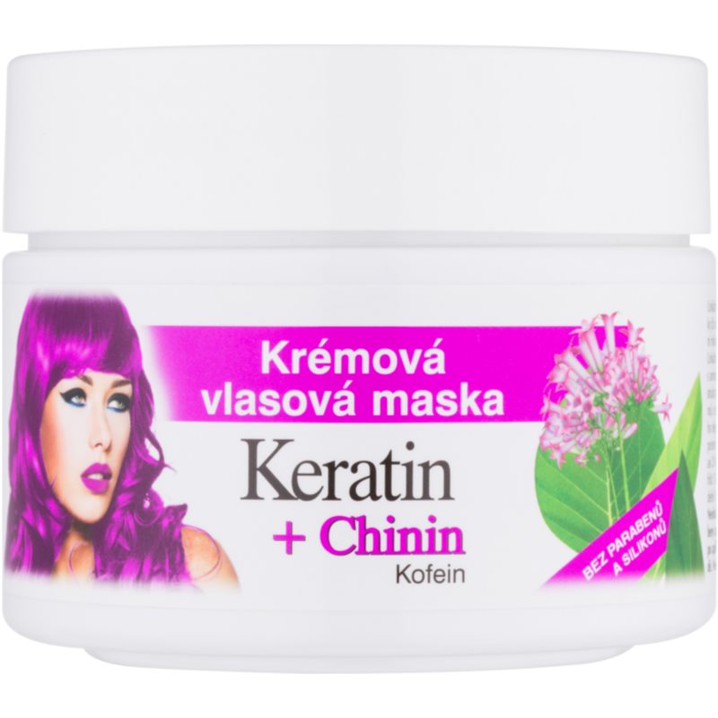 Bione Cosmetics Keratin + Chinin krémová maska na vlasy 260 ml Image