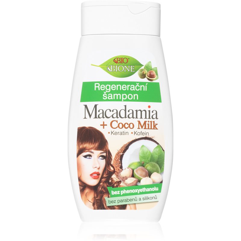 Bione Cosmetics Macadamia + Coco Milk regenerační šampon 260 ml Image