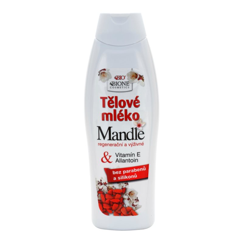 Bione Cosmetics Almonds výživné tělové mléko s mandlovým olejem 500 ml Image