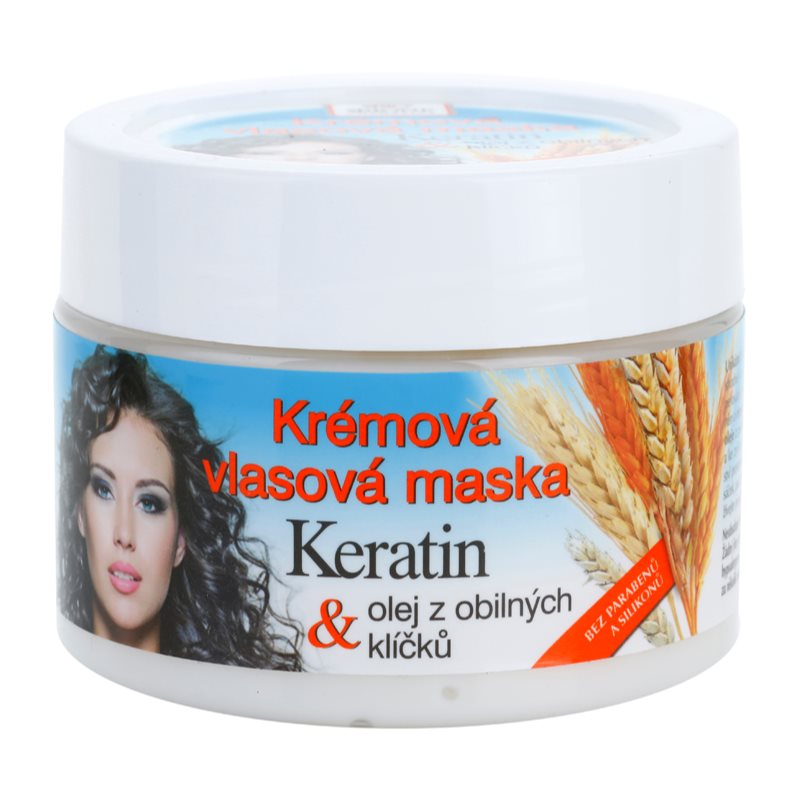 Bione Cosmetics Keratin Grain krémová maska pro všechny typy vlasů 260 ml Image