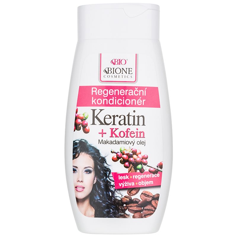 Bione Cosmetics Keratin Kofein regenerační kondicionér na vlasy 260 ml