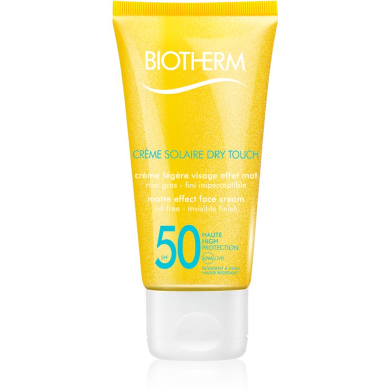 Biotherm Crème Solaire Dry Touch matující opalovací krém na obličej SPF 50 50 ml