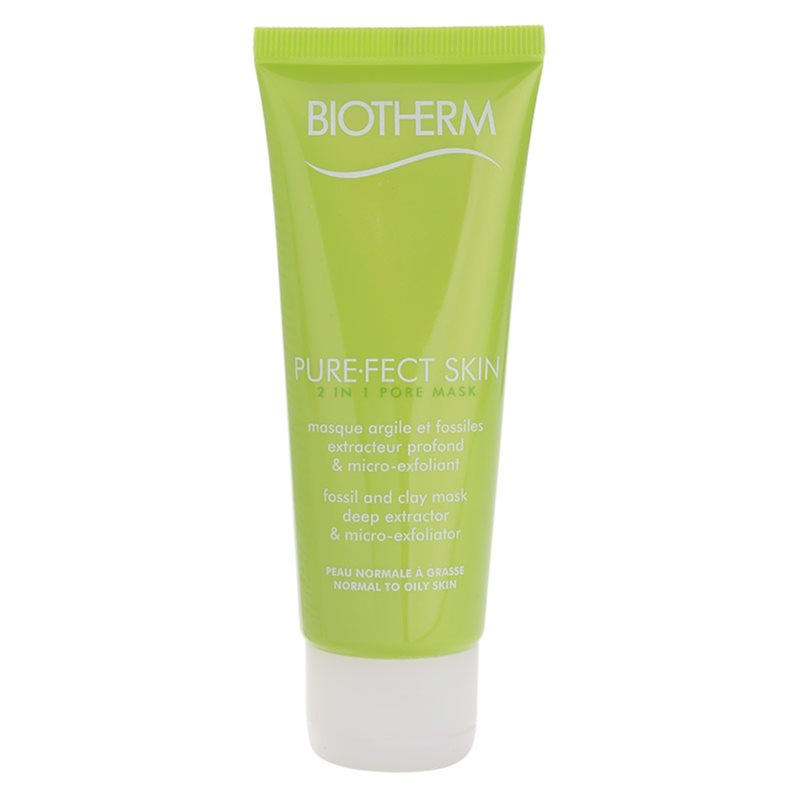Biotherm PureFect Skin máscara de limpeza 2 em 1 75 ml