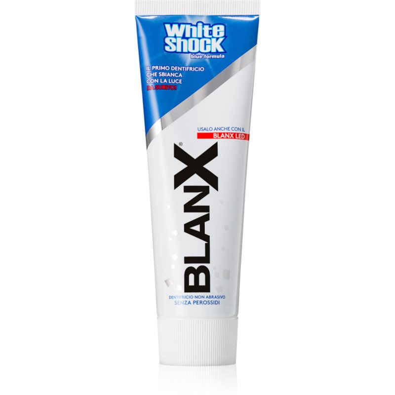 BlanX White Shock bělicí zubní pasta pro zářivý úsměv 75 ml