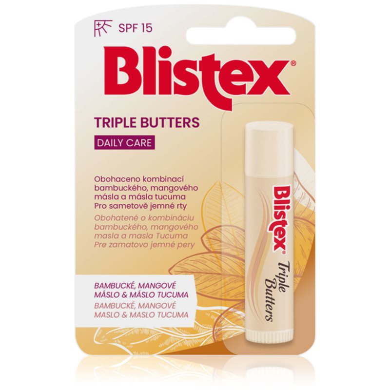 Blistex Triple Butters výživný balzám na rty 4,25 g Image