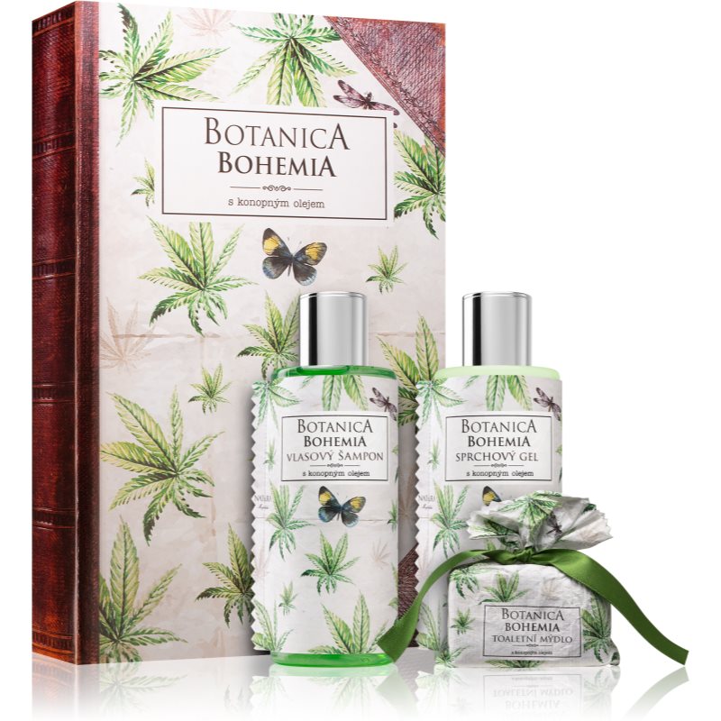 Bohemia Gifts & Cosmetics Botanica dárková sada s konopným olejem Image