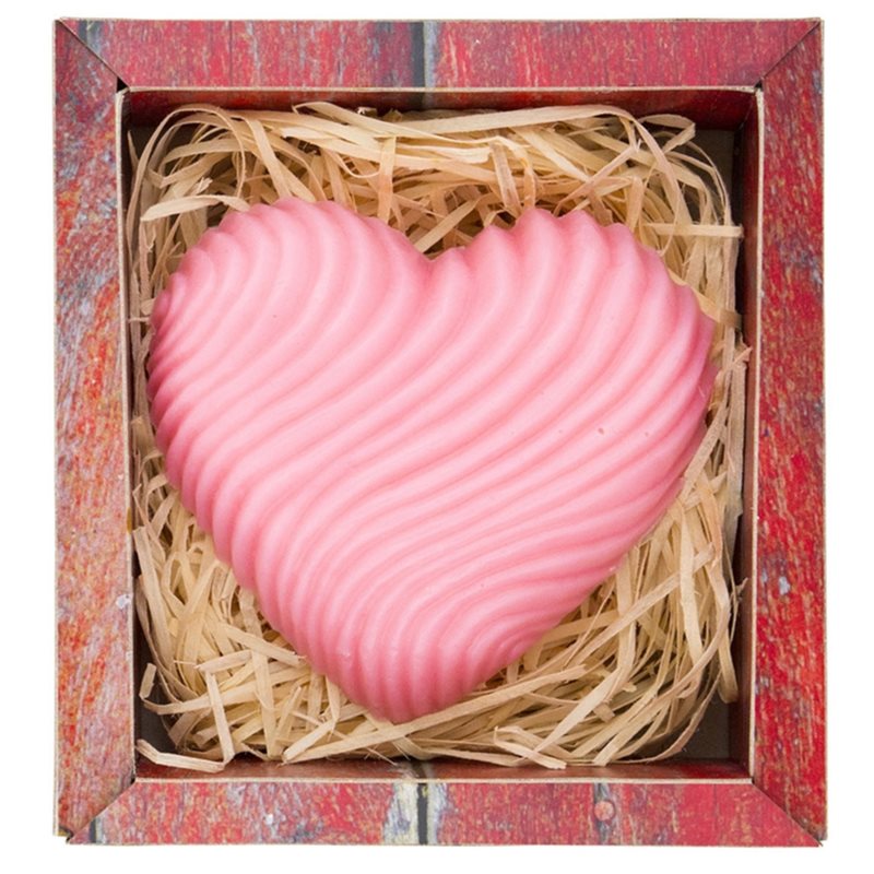 Bohemia Gifts & Cosmetics Heart ručně vyráběné mýdlo s glycerinem 120 g Image