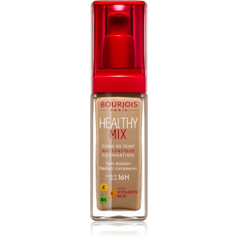 Bourjois Healthy Mix rozjasňující hydratační make-up 16h odstín 58 Caramel 30 ml Image