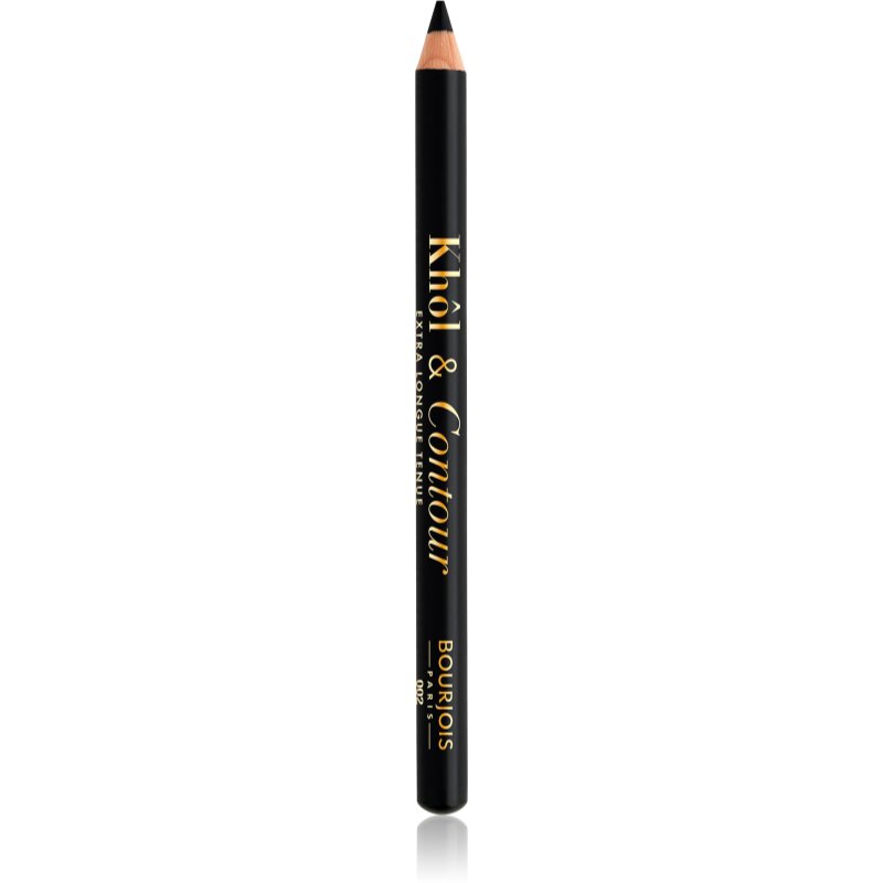 Bourjois Khôl & Contour dlouhotrvající tužka na oči odstín 002 Ultra Black 1,2 g